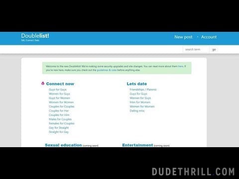 DoubleList - & TOPP 12 kontaktannonser som Doublelist.com
