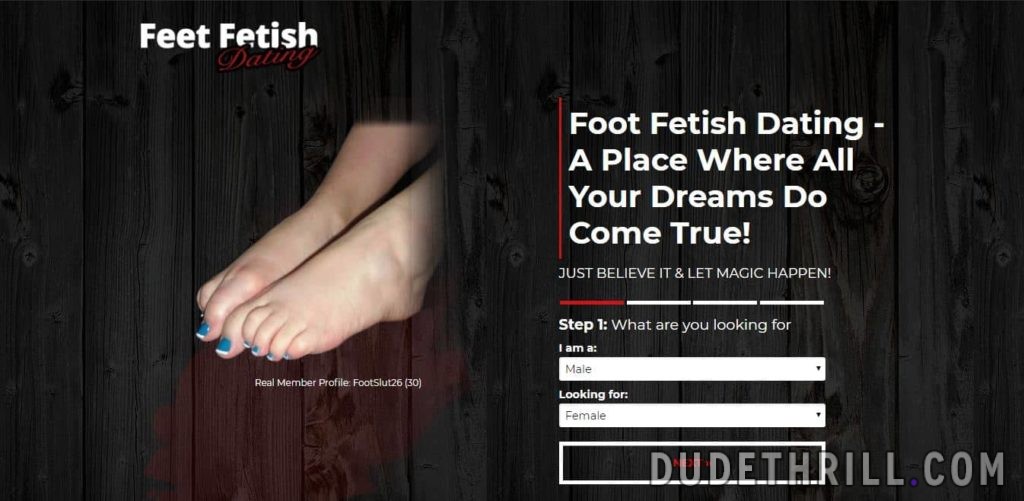 Feet Fetish Dating home