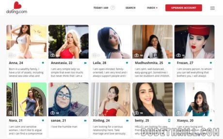 página de inicio de datingcom