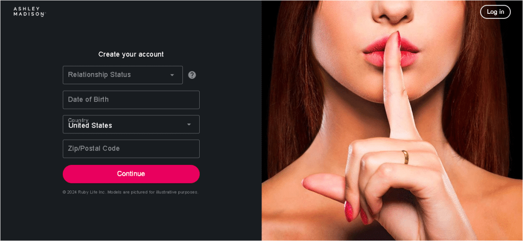 Ashley Madison login