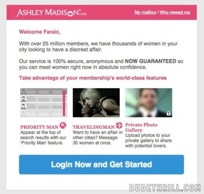 AshleyMadison features