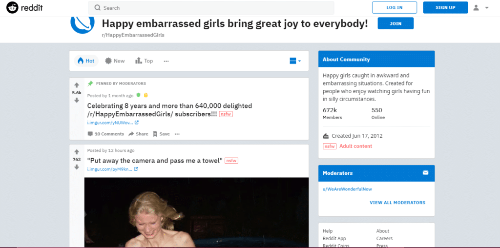 HappyEmbarrasedGirls reddit