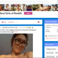 يجب أن تزور RealGirls & Top-12 Reddit NSFW Subreddits مثل r / realgirls