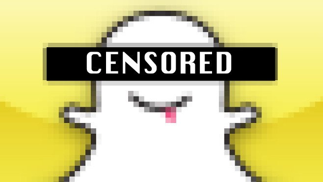 Vazamentos de Snapchat censurados