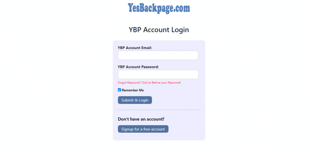 YesBackpage-register