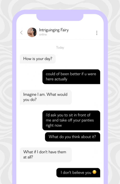 téléphone de sexting Snapchat