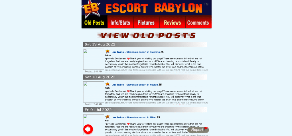 Escort Babylon old