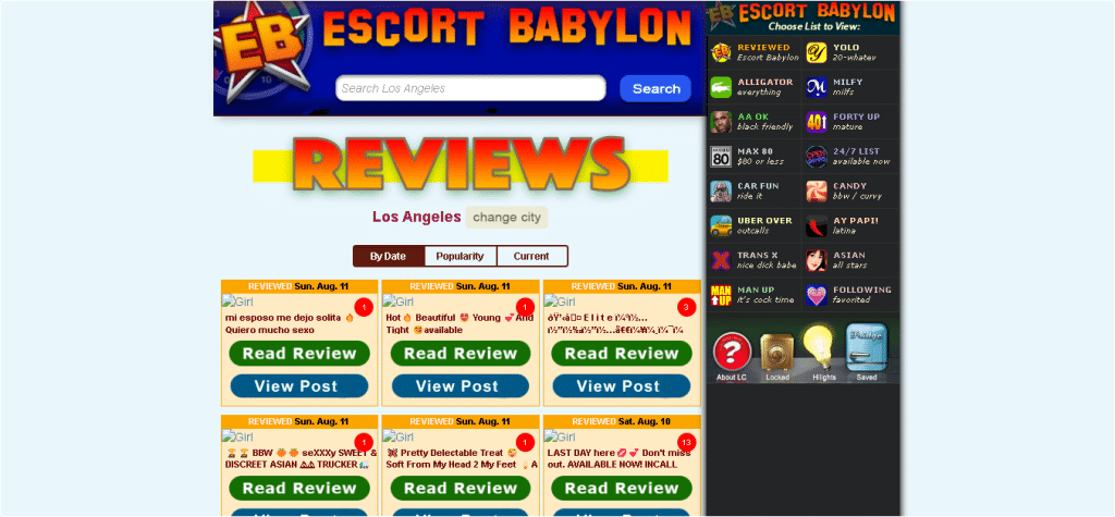 Escort Babylon review