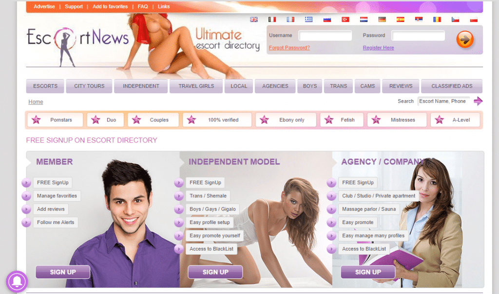 escortnews registration