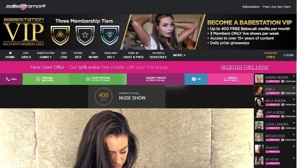 babestationtv homepage