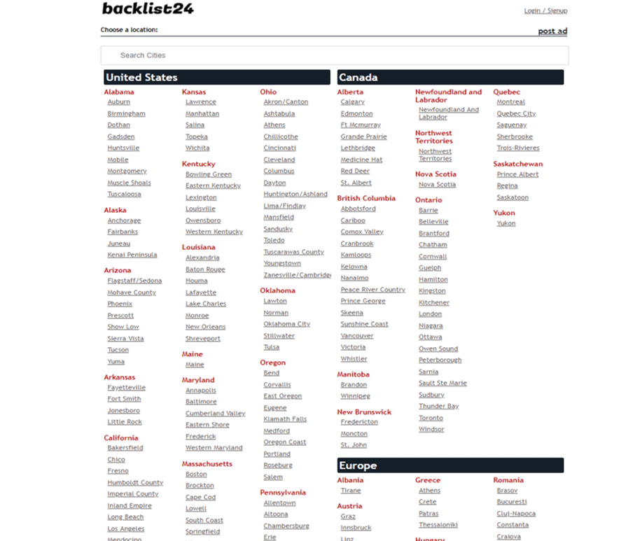 backlist24 inicio