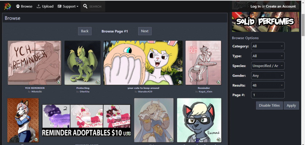 furaffinity browse
