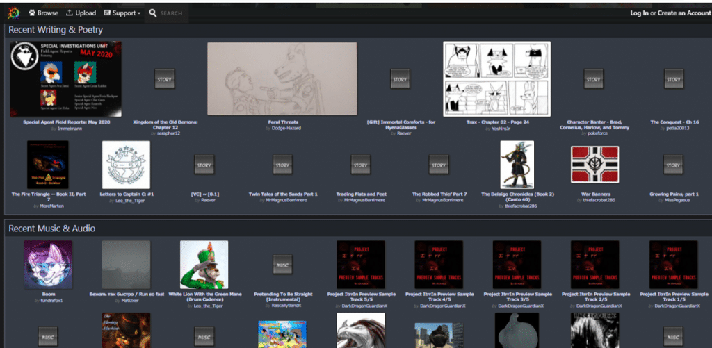 furaffinity features