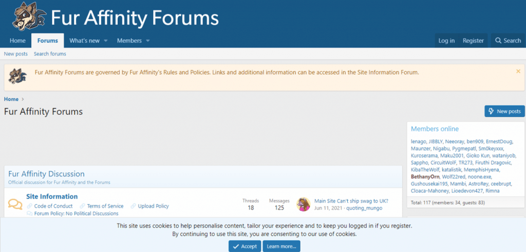 furaffiniteitsforums