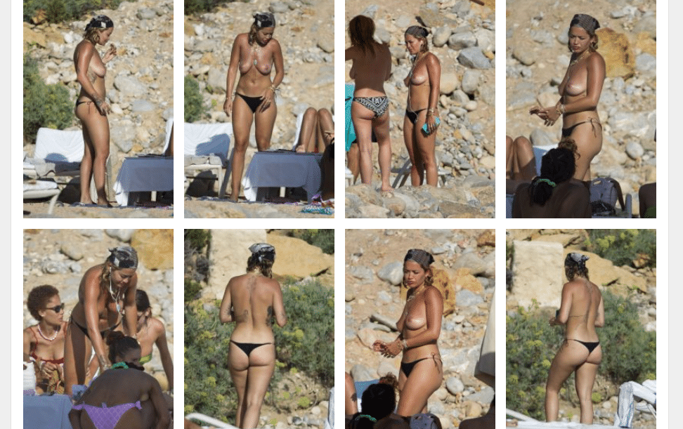 Celebrity Slips topless