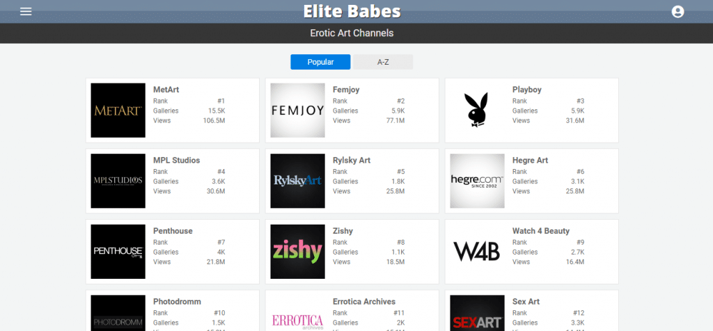 EliteBabes channels
