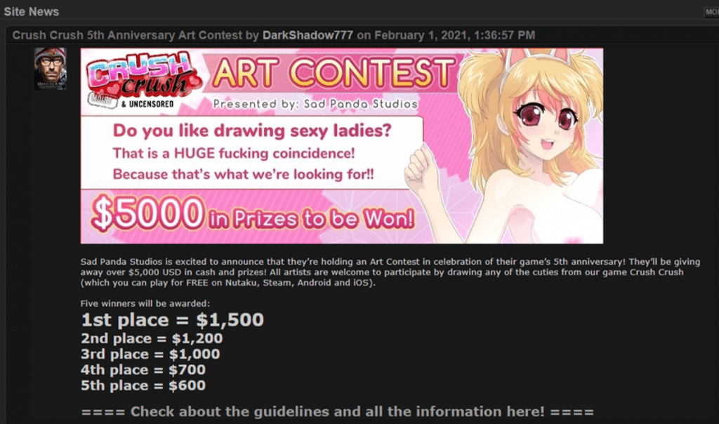 concours de fonderie hentai