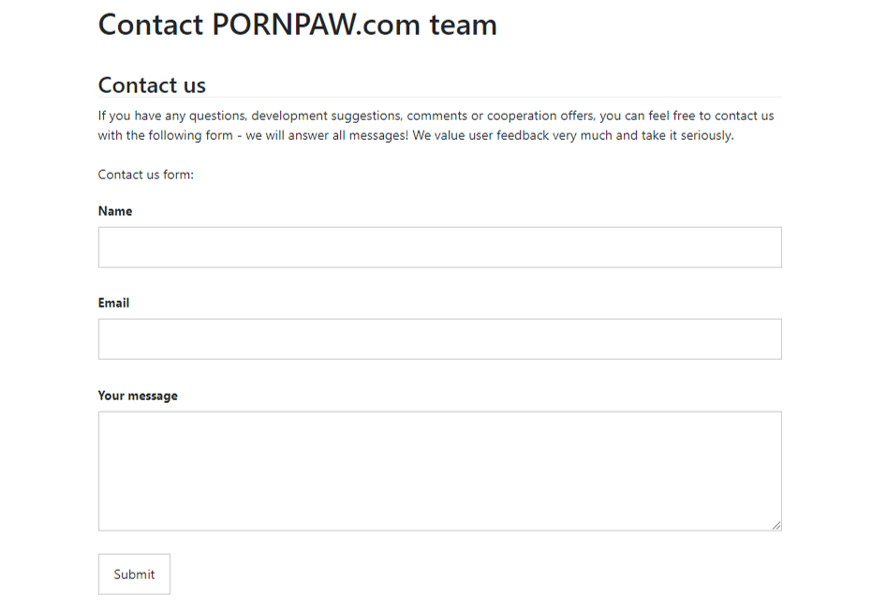 contatto pornpaw