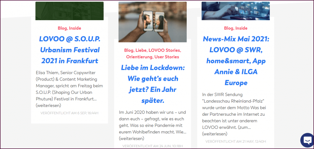 Blog de Lovoo