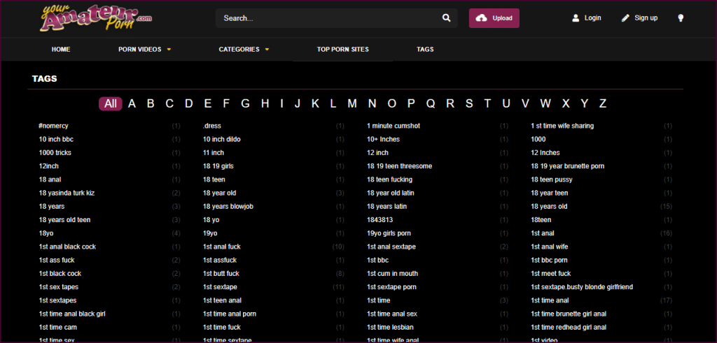YourAmateurPorn tags