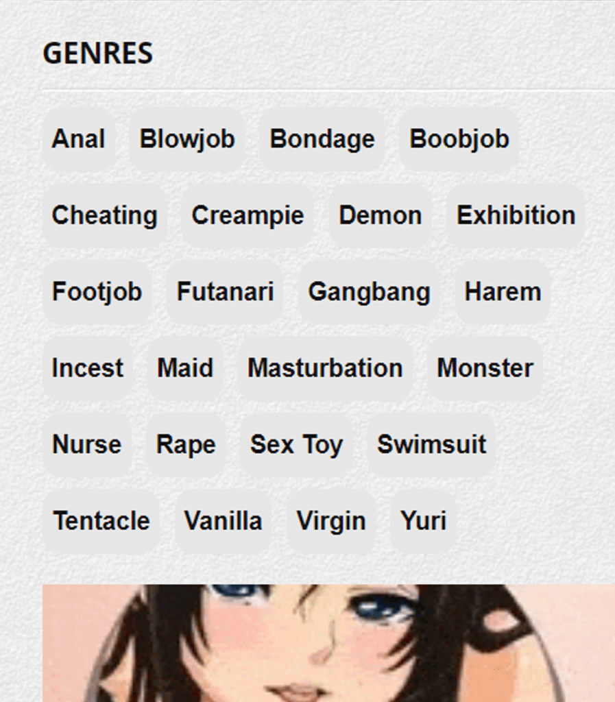 Hentaigasmus-Genres