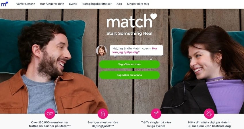 match.com لافتة