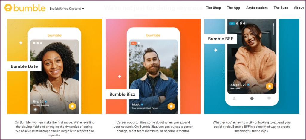 bumble features