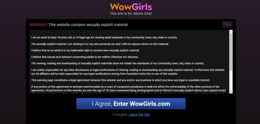 les wowgirls entrent