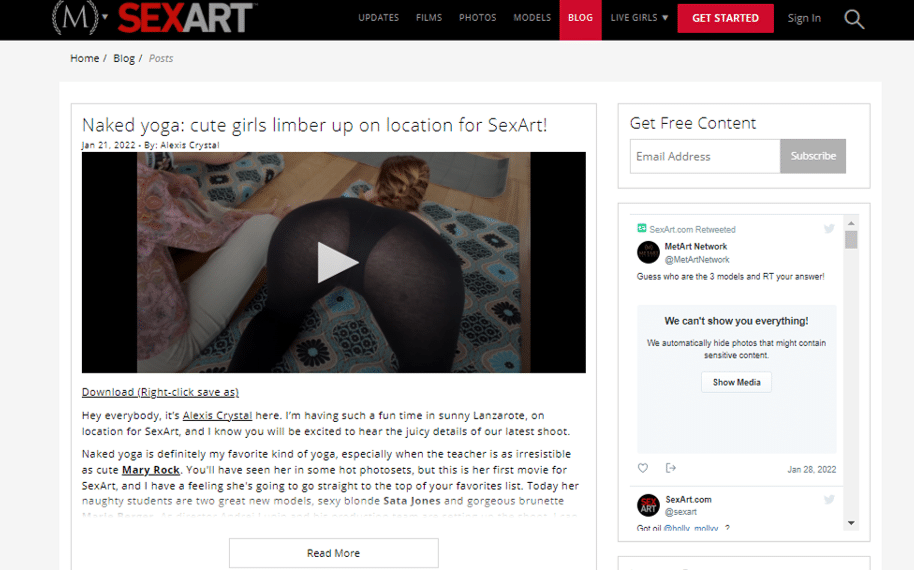 blogs d'art sexuel