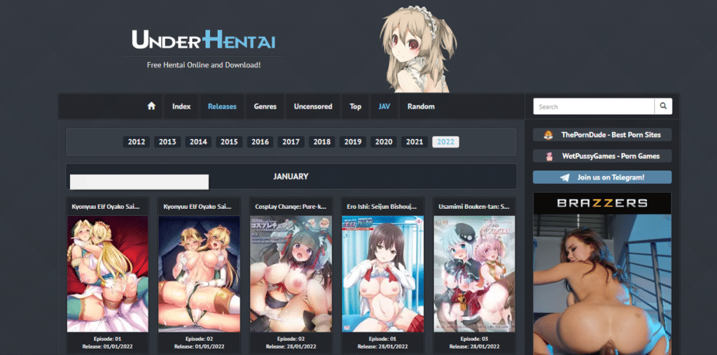 إصدارات underhentai