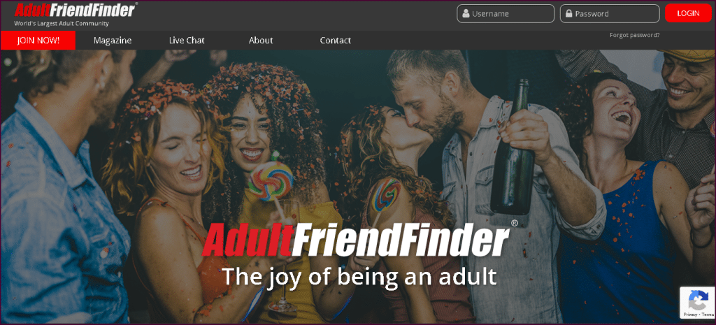 AdultFriendFinderに参加