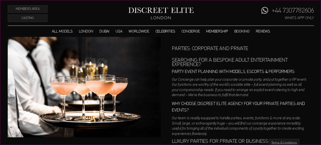 Diskreter Elite-Concierge