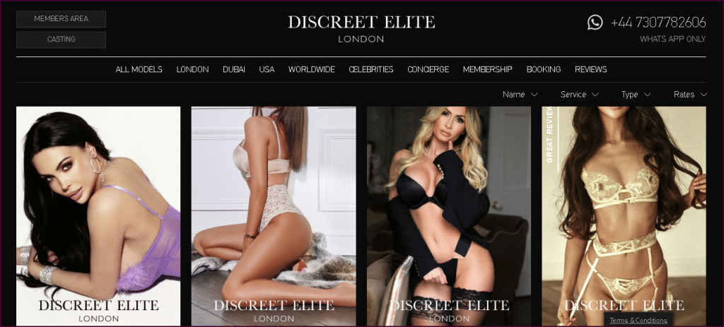 Discreet Elite escort