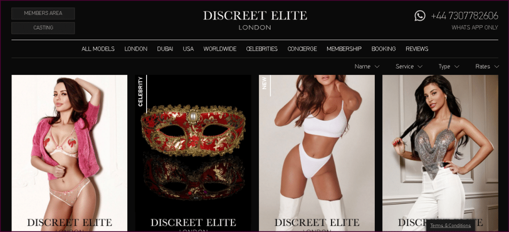 Discreet Elite escorts