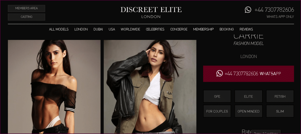 Discreet Elite model