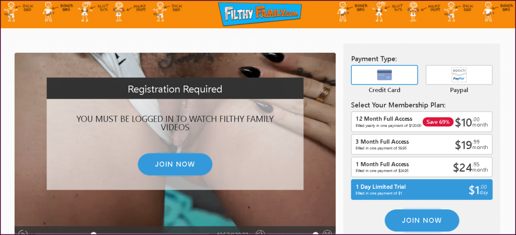 FilthyFamily join