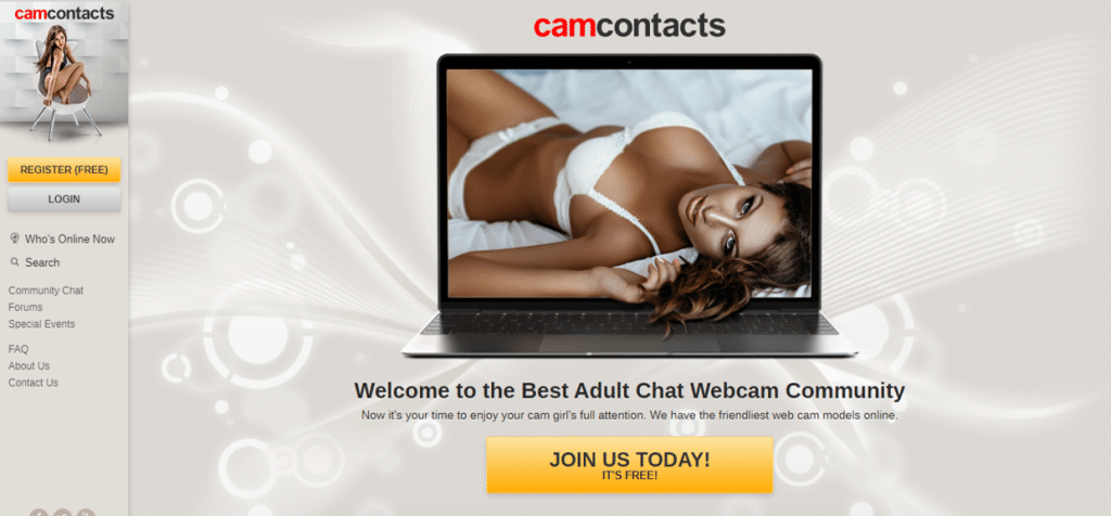 camcontacts sayfası