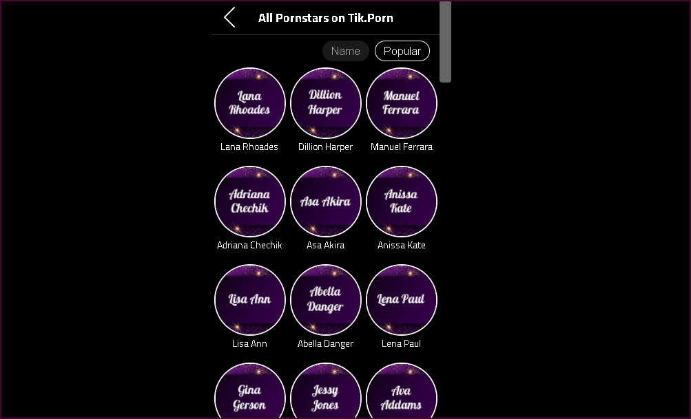 TikPorn-porrstjärnor