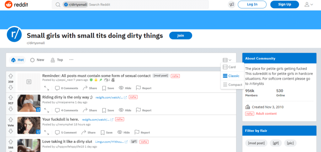 redditdirtysmall classic