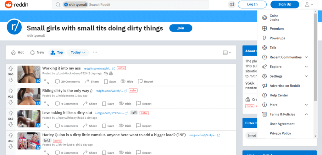 redditdirtysmall di più