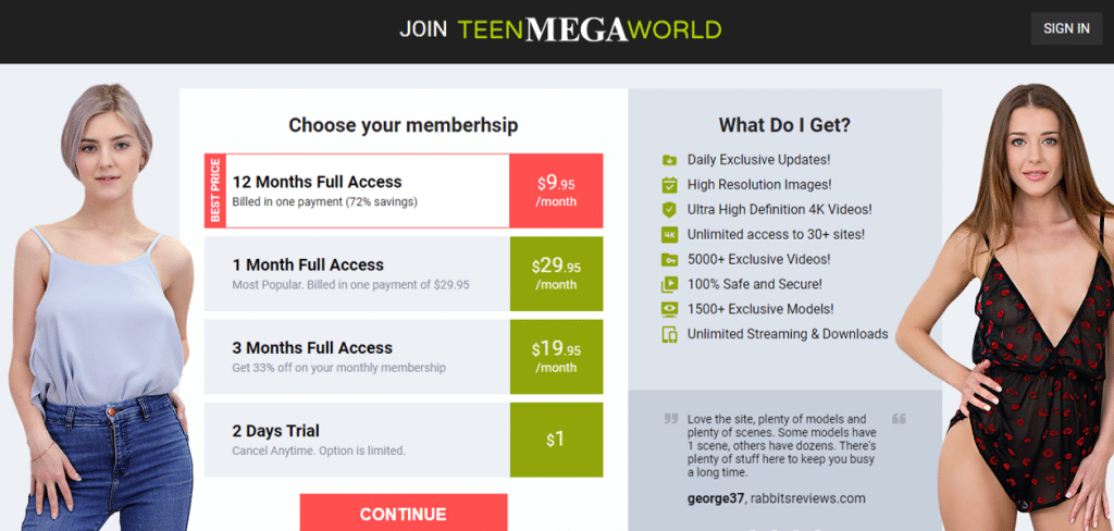 unisciti a teenmegaworld