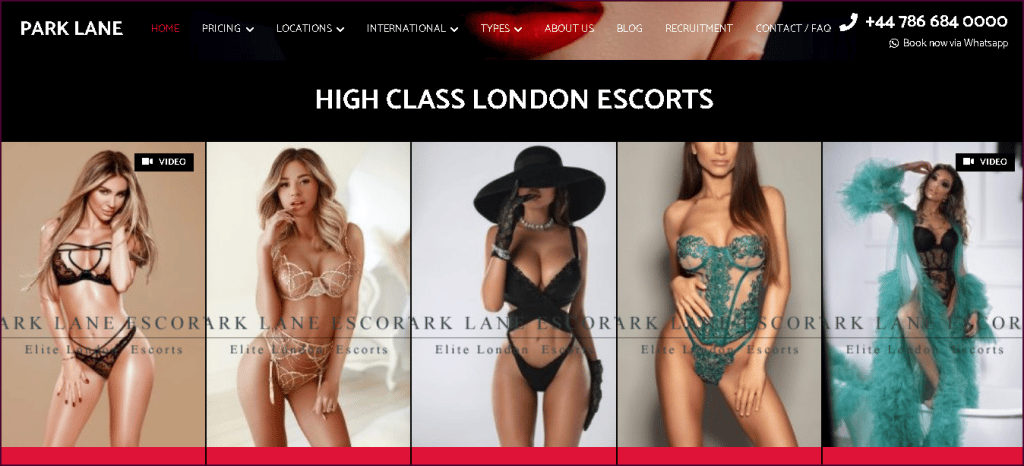 Park Lane Escorts huvud