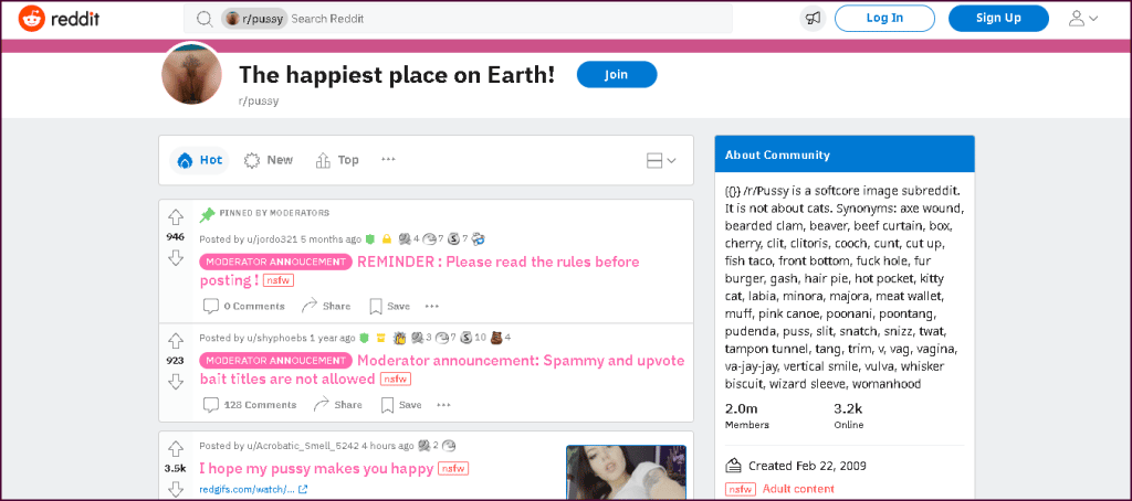 Reddit Pussy Haupt
