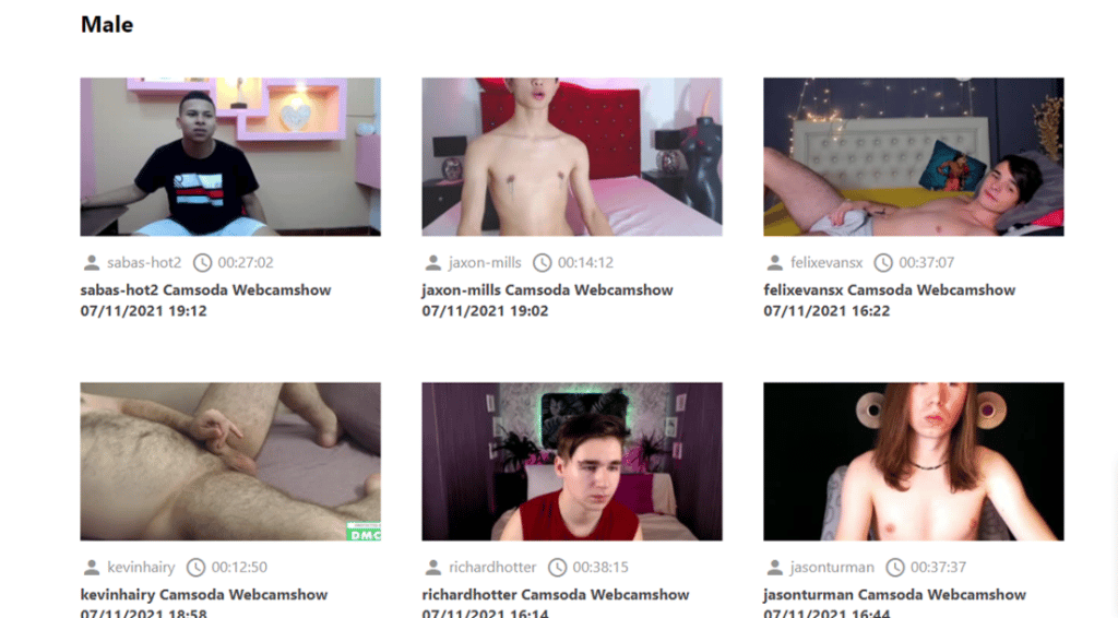 webcamrips männlich