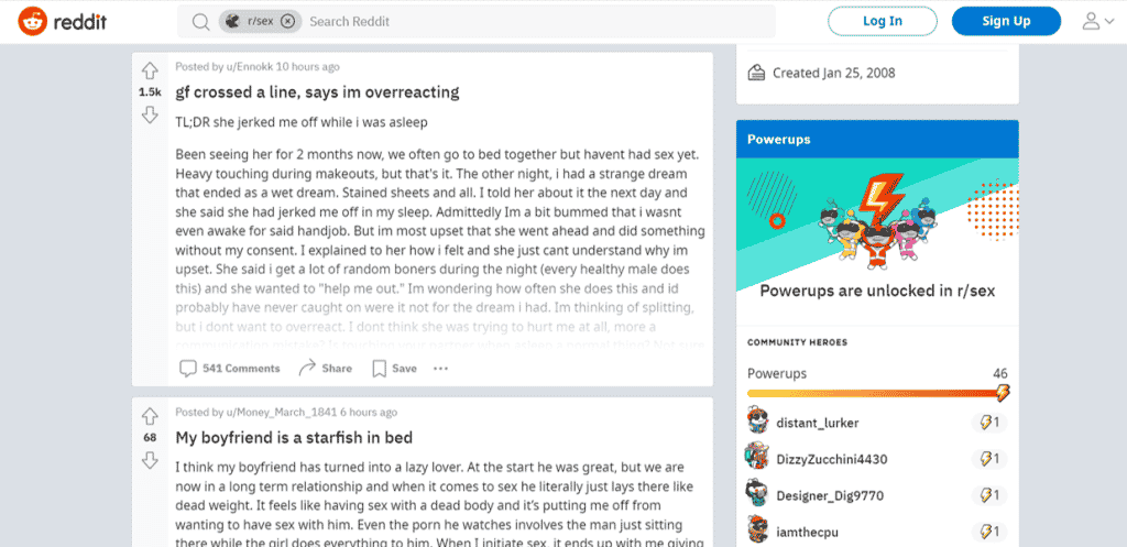 redditsex discussion