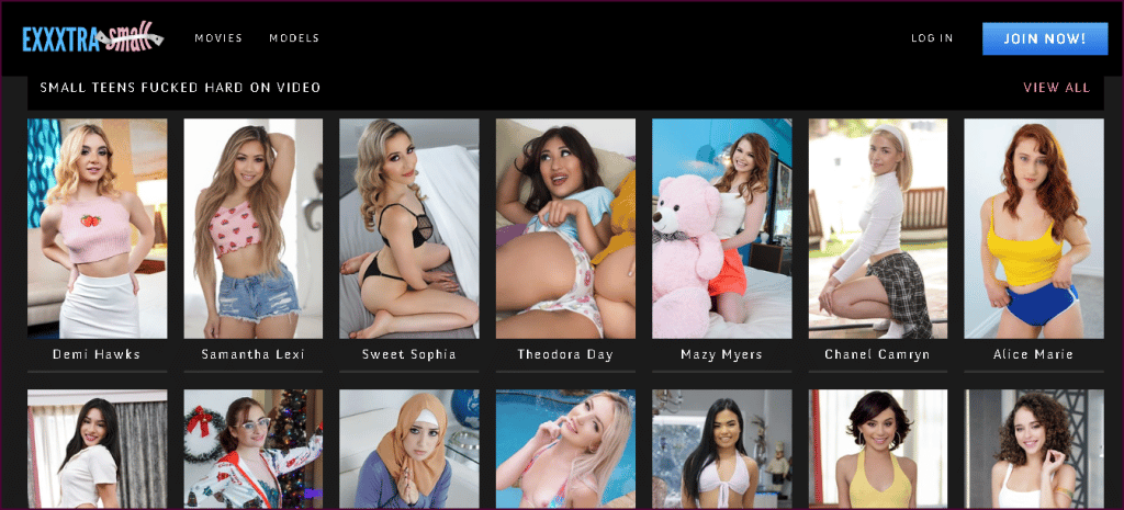 Exxxtra Small models