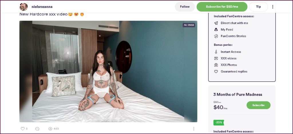 FanCentro follow