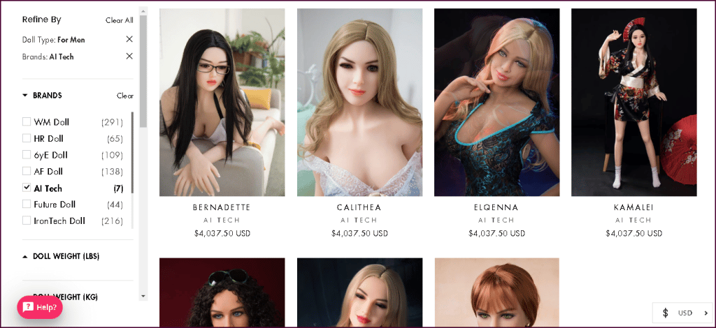 SexDolls ai tecnología