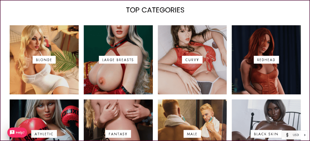 SexDolls top categorías