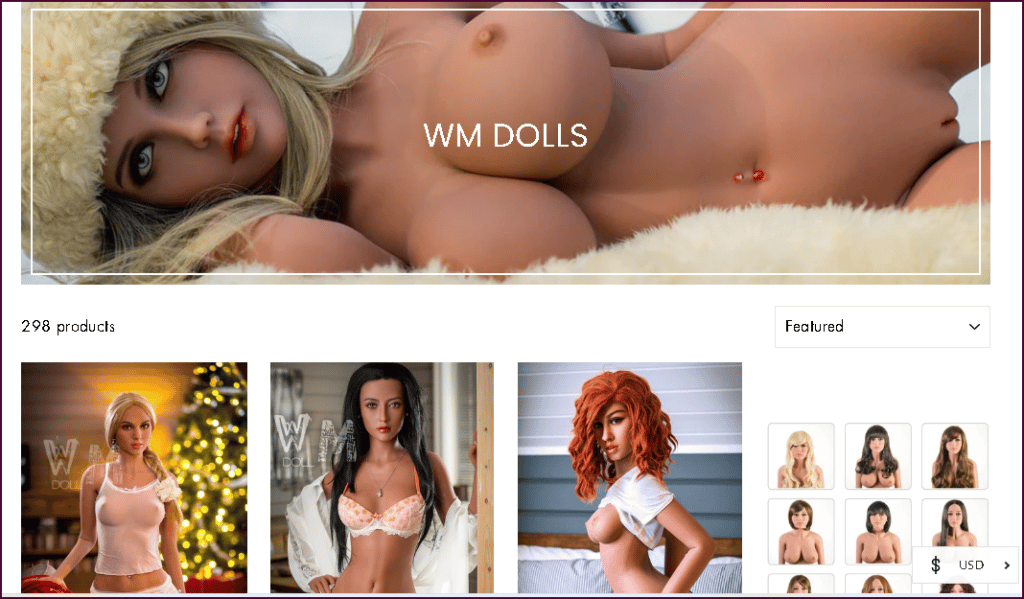 العلامات التجارية SexDolls WM
